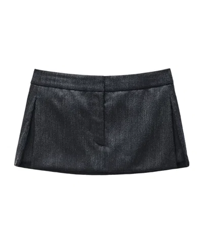 Alexander Wang Tailored Mini Skirt In Black