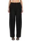 Alexander Wang Turn-down Trousers In Black