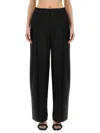 Alexander Wang Turn-down Trousers In Black