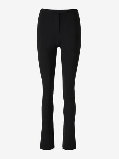 Alexander Wang Tailored Trousers Logo In Black