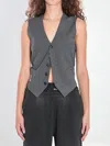Alexander Wang Tailored Vest In Gray