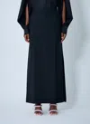 Alexander Wang Tailored Wool-mohair Maxi Skirt In Black