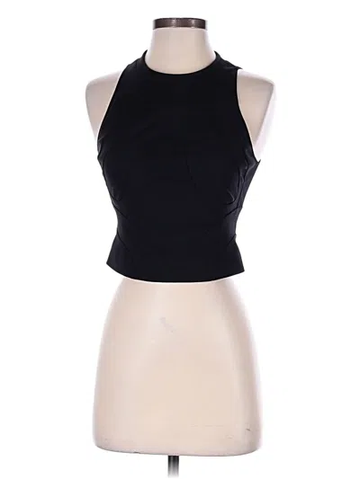 Pre-owned Alexander Wang Tank Top Black Halter Neckline Tops