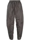 Alexander Wang Tapered Wide-leg Trousers In Grey