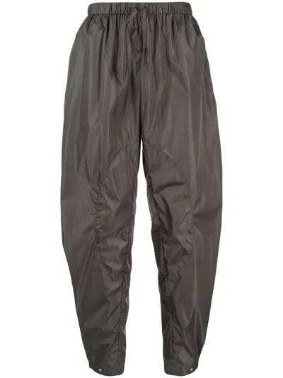 Alexander Wang Tapered Wide-leg Trousers In Grey