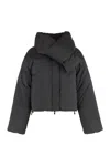 Alexander Wang Tech Fabric Down Jacket In Black