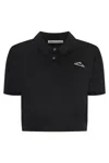 Alexander Wang Black Short Sleeves Polo