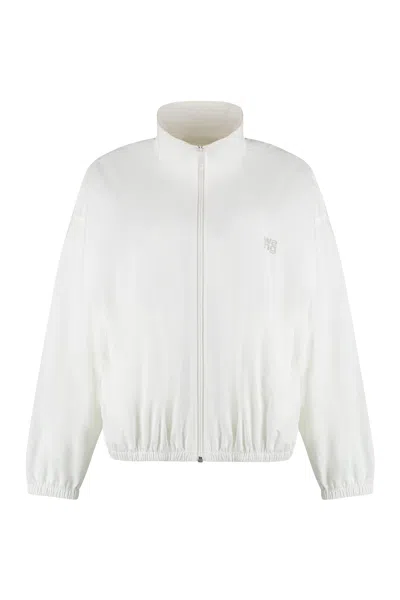 Alexander Wang Techno Fabric Jacket In White