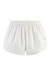 Alexander Wang Techno Fabric Shorts In White