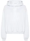 Alexander Wang Essential Terry Hoodie With Puff Paint Logo Clothing