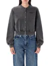 Alexander Wang Charcoal Cotton Cardigan