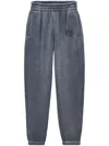 Alexander Wang Jogging En Coton In Grey