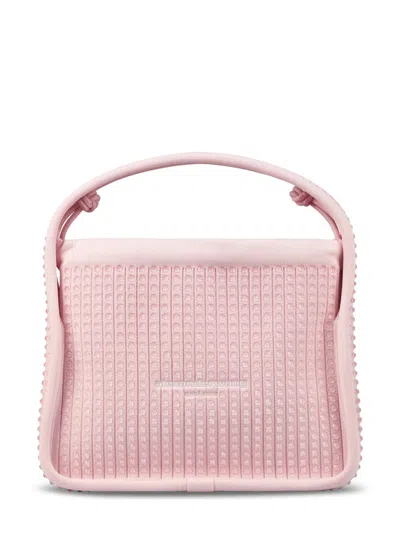 Alexander Wang Textured Surface  Small Bag In Pink