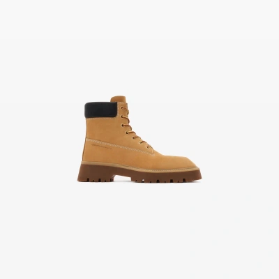 Alexander Wang Throttle Lace Up Ankle Boot In Wheat