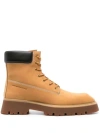 Alexander Wang Throttle Lace Up Ankle Boot In Brown