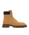 Alexander Wang Throttle Lace Up Ankle Boot In Brown