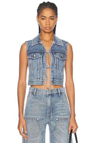 ALEXANDER WANG TIE FRONT VEST