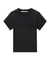 Alexander Wang Tight-fitting T-shirt In Black