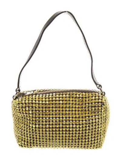 Pre-owned Alexander Wang Top Handle Bag In Black/yellow