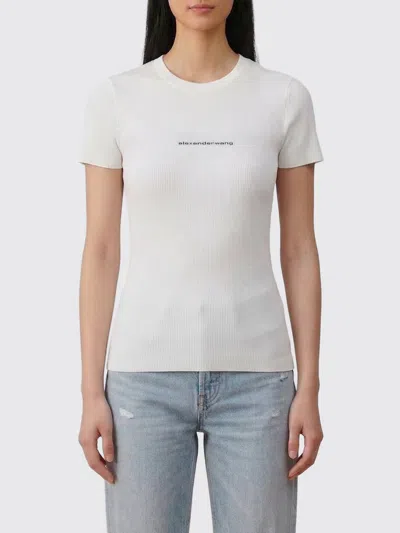 Alexander Wang Top  Woman Color White In Blue
