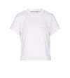 Alexander Wang White Cotton T-shirt In White