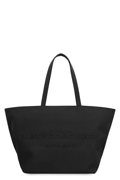 Alexander Wang Tote Bag Punch In Nylon In Black