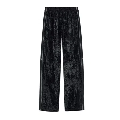 Alexander Wang Track Pants With Logo Webbing In Black