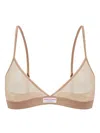 Alexander Wang Transparent Bra In Neutrals