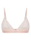 Alexander Wang Transparent Bra In Pink