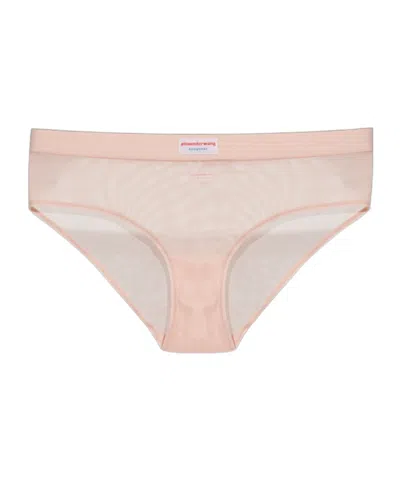 Alexander Wang Transparent Panties In Pink