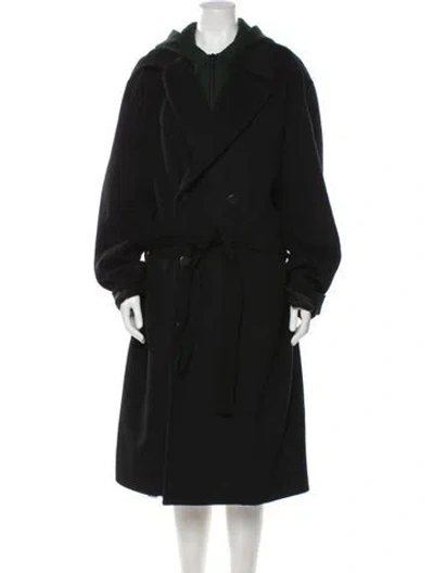 Pre-owned Alexander Wang Trench Coat In Black
