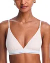 Alexander Wang Triangle Bralette In Pearl Pink