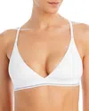 Alexander Wang Triangle Bralette In White