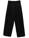 Alexander Wang Trouser W/ Turned Down Elastic Waistband Clothing In Black