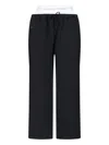 Alexander Wang High-waisted Wide-leg Sweatpants