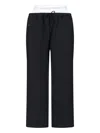 Alexander Wang Logo Track Pants In Black