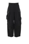 Alexander Wang Convertible Cargo Pants In Black