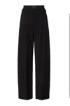 Alexander Wang Pleated Pants W/ Boxers In Nero