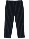 Alexander Wang Trousers In Navy/grey