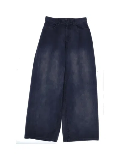 Alexander Wang Trousers In Washed Black Pearl