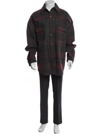 Pre-owned Alexander Wang Trucker Jacket In Gray