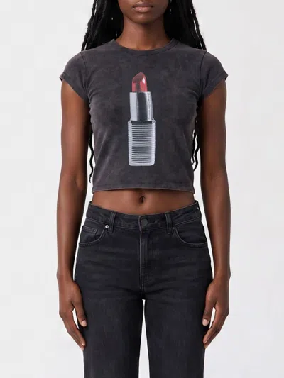 Alexander Wang T-shirt  Woman Color Grey In Brown