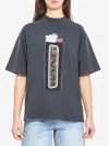 Alexander Wang Lighter Graphic Tshirt In Blue