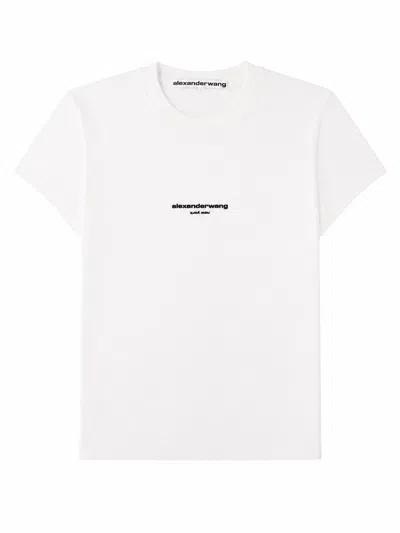 Alexander Wang T-shirt Con Logo In White