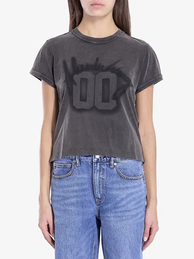 ALEXANDER WANG TSHIRT WITH 00 GRAPHIC