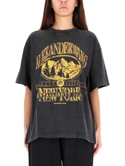 ALEXANDER WANG ALEXANDER WANG TSHIRT WITH PRINT