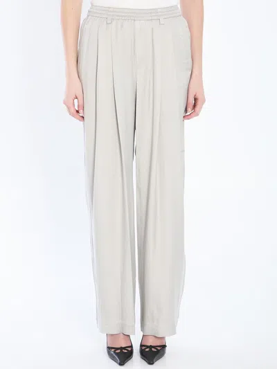 Alexander Wang Turn-down Trousers In Beige