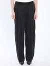 Alexander Wang Turn-down Trousers In Black
