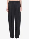 Alexander Wang Turn-down Trousers In Black