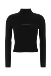 Alexander Wang Turtle Sweater In Black